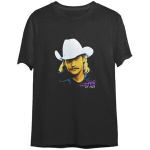 Vintage Alan Jackson 90s Cowboy T-Shirt Country Music Fan Graphic Tee 89